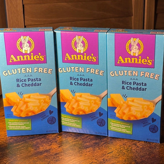 Annie’s Gluten Free Rice Pasta and Cheddar Bundle- 3 boxes - Gluten-FreeDelivery.com