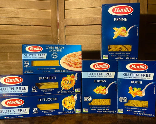 Barilla Pasta Bundle- Oodles of Noodles- 6 boxes total - Gluten-FreeDelivery.com