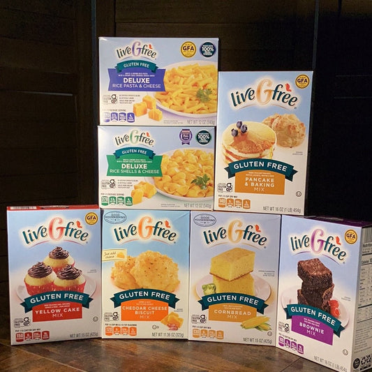 LiveGFree Variety Bundle- try all seven - Gluten-FreeDelivery.com