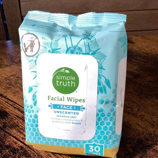 Simple Truth Gluten Free Facial Wipes- Unscented Sensitive Skin - Gluten-FreeDelivery.com