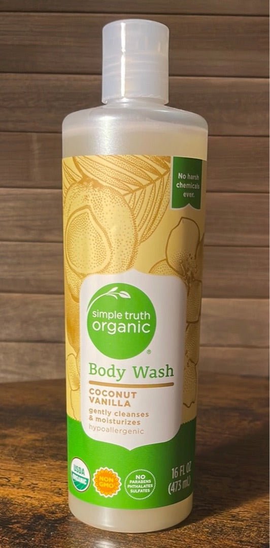 Simple Truth Organic Gluten Free Body Wash coconut Vanilla - Gluten-FreeDelivery.com